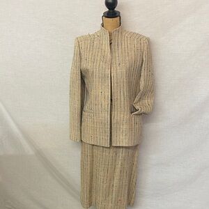 Vintage Brass LTD Beautiful Tweed Skirt Set